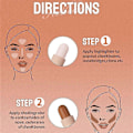 Miniatyrbillede 3 af 5: Dobbeltsidet To-i-én Concealer Highlighter Kontur Stick Lysner Og Delikat Skygge Kontur Stick 4