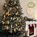 Miniatyrbilde 1 av 5: Julepynt Juledekorasjonslysstreng Pinjekonglelysstreng For Jul Bursdag Juletre Thanksgiving Dekorasjoner Batteri c