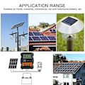 Miniatyrbild 4 av 5: 10A/20A/30A Automatisk Solcellsladdningsregulator LCD Dubbel USB Solpanel Regulator PWM 20a