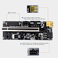 Pikkukuva 2 / 5: PCI-E Riser-kortti 1X - 16X GPU-laajennin Riser-kortti USB 3.0 GPU-sovitin 6-nastainen
