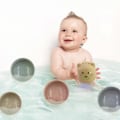 Miniatyrbillede 2 af 5: Interaktivt Stabel-Kop-Legetøj Vandleg Dusjlegetøj til Baby Spædbarn Gave
