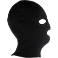 Miniatyrbillede 2 af 5: 2 stk. Sort 3-huls Full Face Ski Maske Varm. Dobbelt Strik Vinter Balaclava Til Udendørs