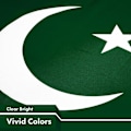 Miniatyrbilde 3 av 5: Pakistans flagg | 3x5ft | LiteWeave Pro Series trykt 150D polyester | Flagg, innendørs/utendørs, klare farger, messingmaljer, tykkere og mer holdbar enn