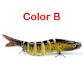 Miniatyrbillede 5 af 5: Fiske lokkemad Multi-Joint fisk fiskeri kit langsomt synkende realistisk svømning lokkemad ferskvand og saltvand crankbait til bas ørred bas lokkemad -GSL FF ZD 12