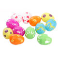 Miniatyrbilde 2 av 5: 12 stk Fyllbare Plastpåskeegg Festforsyningspakke Assorterte Mønstertrykk AB55