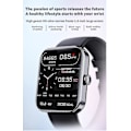Miniatyrbillede 2 af 5: Bluetooth Fashion Smartwatch, F57l Blodsukkermåling Smartwatch, Non-invasiv Blodsukkertest Smart Watch F R black