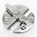 Miniatyrbillede 4 af 5: Marine Grade Rustfrit Stål Båddør Skab Lukke Rund Drejeknap Twist Catch Latch Tilbehør