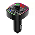 Pikkukuva 1 / 5: Bluetooth 5.0 Auton Langaton Fm-Lähetinsovitin 2usb Pd-Laturi Handsfree ZD.16 q3