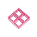 Miniatyrbild 1 av 5: 1 st Testram för axelram med fyra portar i aluminiumlegering, testverktyg för brytare pink