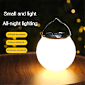 Miniatyrbillede 1 af 5: LED Campinglys USB Genopladelig Teltslampe Natlampe Udendørs Fiskeri Fest round 2600 mah
