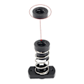 Pikkukuva 2 / 5: 3D-tulostimen T8 POM-pähkinät takaiskujen poistamiseksi johteille 2 mm / 4 mm / 8 mm Acme-kierteitetylle tangolle