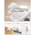Miniatyrbilde 2 av 5: 3/6 Magnetiske Kabelorganisatorer, Limende Kabelstyring, Under-Skrivebords Kabelholder, Organiseringsstyring for Hjemmekontor 6pcs white