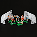 Miniatyrbillede 4 af 5: Farfi Mini Fodboldspillere Figurer Fodboldmål Modeljernbane Scenarie Dekoration