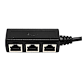 Miniatyrbillede 2 af 5: Ethernet RJ45 Splitter Kabeladapter 1 til 3 Port LAN Netværk Stikkontakt til Netværksudvidelse Dropshipping