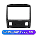 Miniatyrbilde 5 av 5: 2din Bilradio Fascia For Escape 2008-2010 Dvd Stereo Rammeplate Adapter Montering Dash Installasjon