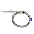 Miniatyrbild 3 av 5: Uppgraderad Termoelement K-Typ Temperatursensor 0~400 2m/6.6ft Trådprob