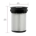 Miniatyrbilde 5 av 5: 2 stk. Erstatningsdeler HEPA-filtre for Triflex HX1 Bagless Stick Vacuum Tilbehør