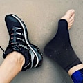 Miniatyrbillede 4 af 5: 2 stk Sports Kompressionsstrømper Udendørs Sports Kompressionsstrømper Springtov Anklet