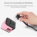 Miniatyrbild 2 av 5: Internationell Pluggadapter för Resor - Världsadapter för AC-ström red