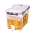 Miniatyrbillede 1 af 5: 6L Drikkedispenser Vandkande med Hane Drikkedunk Juice Cocktail gray