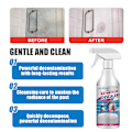 Miniatyrbillede 2 af 5: Badeværelsesrenser Spray Kraftig Pletfjerner Hurtig Fjernelse af Mug Afkalkning Toiletrengøringstilbehør Multifunktionel Renser 2pcs