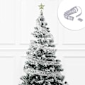 Miniatyrbilde 4 av 5: Julebånd med LED-lysstreng, julepynt, pynt til juletreet, anheng, gaver, gullstemplet dobbeltlagsbånd b