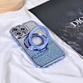 Pikkukuva 4 / 5: iPhone 15 14 Pro Max 13 12 11 -sarjan puhelimiin sopiva ylellinen glitter-timantti Magsafe-rengaskotelo -GSL 6.14 iphone 14