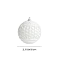 Miniatyrbild 3 av 5: Julgran i Skum, 8 cm, Juldekoration, Pärlor, Hängande, Färgad wh