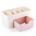 Miniatyrbillede 1 af 2: Kosmetik Opbevaringsboks Skuffe Smykker Neglelak Makeupboks Skrivebord Diverse Opbevaringsboks Skrivebord