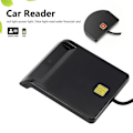 Miniatyrbillede 4 af 5: USB Smart Card Reader til Dni, Atm, Ic, Iso 7816 Klasse A, Ab og C Kompatibel med Windows, Linux, Mac Os