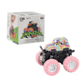 Miniatyrbilde 3 av 5: 3 Offroad Lekebil Crashsikker Friksjonsleke med Graffiti for Gutter graffiti yellow