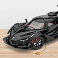 Miniatyrbillede 4 af 5: 1:24 Apollo IE Intensa Emozione Legering Sportsvogn Model Diecast Metal Racing Superbil Model Simuleret Lyd Lys Børns Legetøj Gave ie red