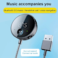 Miniatyrbillede 2 af 5: USB Bluetooth 5.0 Trådløs Bil FM-Sendemodul Aux Stereo Audio Modtager Adapter