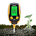 Miniatyrbild 1 av 4: Jord Ph-mätare 4-i-1 Jordtestare Fukt Digital Växttermometer Test Fuktmätare För Krukväxter Trädgårdar Gräsmattor -JRCH