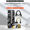 Miniatyrbilde 3 av 5: PCI-E Riserkort 1X til 16X GPU-forlenger Riserkort USB 3.0 GPU-adapter 6pin