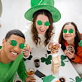 Pikkukuva 2 / 2: Patrickin päivän aurinkolasit Saint Patrickin asusteet Vihreä Shamrock-tyyli