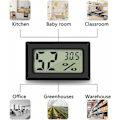 Miniatyrbillede 5 af 5: 3 stk. Mini LCD Digital Termometer - Temperatur- og Luftfugtighedsmåler til Hjem og Kontor