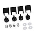 Miniatyrbillede 8 af 10: 8 stk 3D-printerglasclips Justerbar universel aluminiumlegering Varmebedsklemme til Ender 3/3 Pro/V2/3S/5 Pro