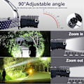 Pikkukuva 4 / 5: LED-otsalamppu, latautuva, 90 000 lumenin superkirkas otsalamppu