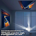 Miniatyrbilde 3 av 5: 5G 4K Projektor Smart HD LED WiFi Bluetooth HDMI. USB Android Hjemmekino - WELLNGS
