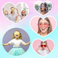 Miniatyrbilde 5 av 5: Hjertebriller 10 stk. Rammenløse Hjerte Solbriller Kjærlighet Hjerteformet Briller Transparent Fargede Hjertebriller Multipakke Mote Funky Øyewear Fo Y