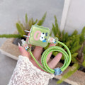 Miniatyrbilde 6 av 7: DIY-kabelbeskyttelse Laddesladdbeskyttelse - Datakabel 20W Lader For iPhone