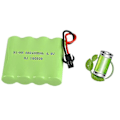 Miniatyrbild 5 av 5: 4.8v 2400mah Ni-MH Batteripaket Rc Leksak Elektrisk Belysning Aa 4.8 V 2400 Batteri för Rc Leksaker DB