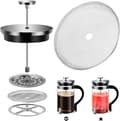 Miniatyrbild 2 av 7: Franskt kaffefilterpapper - 6-pack - Kaffefilterpapper - 800-1000 ml - Silver - Rostfritt stål