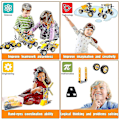 Miniatyrbild 2 av 2: Byggsats för utbildning 2024, STEM-inlärningskit, Byggklossar för förskolebarn, Teknikleksaker Kreativ set-gåva för pojkar 5 6 7 8 9 10 år
