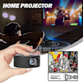 Miniatyrbilde 5 av 5: Mini Projektor Led 1080p Hd Hjemmekino Bærbar Hjemmefilm Projektor