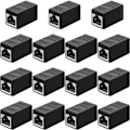 Miniatyrbilde 1 av 5: 15 stk RJ45-kontakt Ethernet-forlengelsesadapter Nettverkskontakt for Cat7/Cat6/Cat5e/Cat5 Ethernet-kabelkontakt Hunn til Hunn