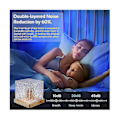 Miniatyrbillede 4 af 5: Galaxy Projektorlampe til Soveværelset - Sansestimulerende Lys med 16 Farver, Projektor Natlys til Soveværelset
