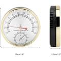 Miniatyrbild 2 av 3: 2 i 1 bastu termo-hygrometer, bastutillbehör för hemmet
