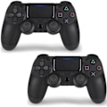 Miniatyrbild 3 av 3: 2-pack PS4-handkontroller DoubleShock Trådlös för Playstation 4 Svart